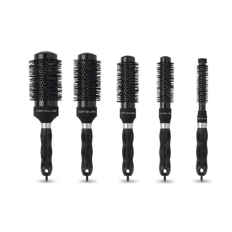 Corioliss Cepillos The Brush By Black Kit 5 Cepillos Ceramick   Ref. Suk1915