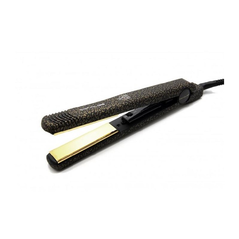 Corioliss Plancha Titanio C Style Gold Leopard Black Soft Touch    Ref. Suk1320