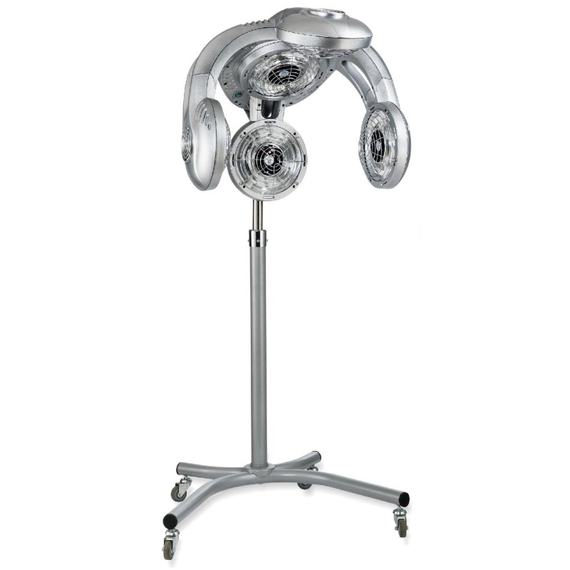 Damo Climazon Anix 3600 Plata O Antracita Con Pie Calor+aire
