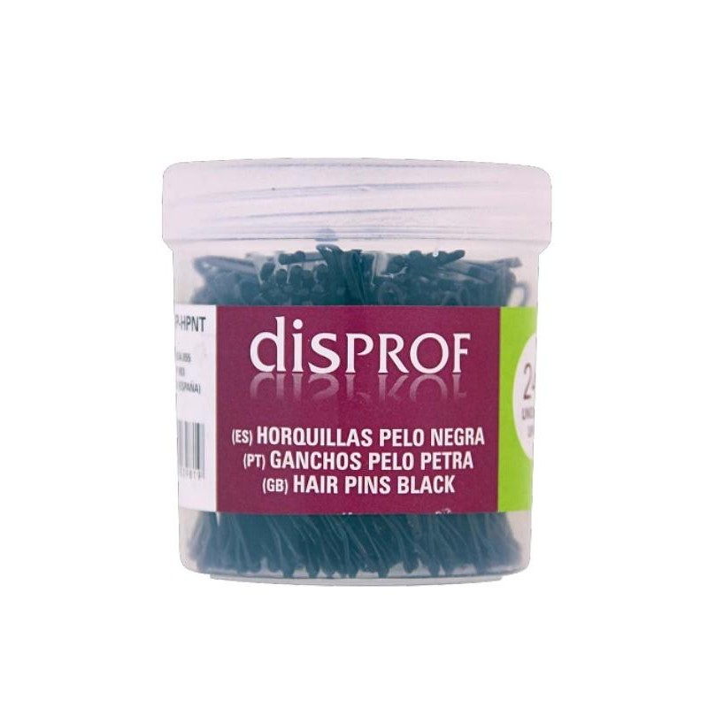 Disprof Clips Negro 240 Und. Ref. Vp-hpnt  (tarrina) Disrof