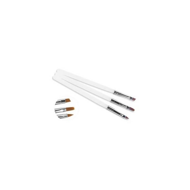 Etecmed Set 3 Pinceles Para Uñas Artificiales Ref. 90318