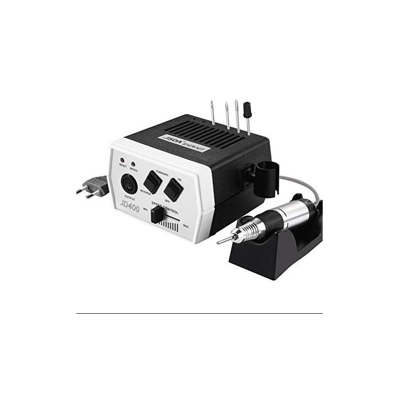 Etecmed Torno Micromotor Jd400 30000rpm 35watios Sin Pedal Negro  Ref. 10205