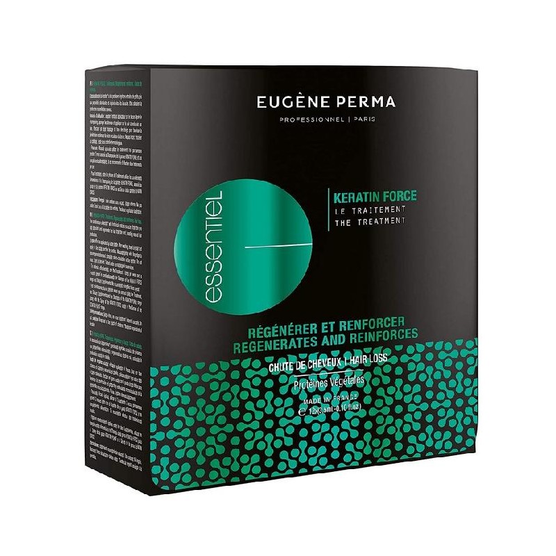 Eugene Essentiel Keratin Force Tratamiento  50 Ml. (caja 12 Ampollas De 3.5m) Ref. 21038097