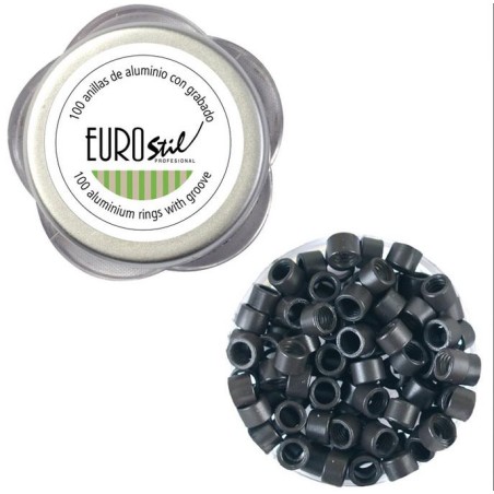Eurostil Anillas Marrón Oscuro 100 Unds.   Ref. 02912
