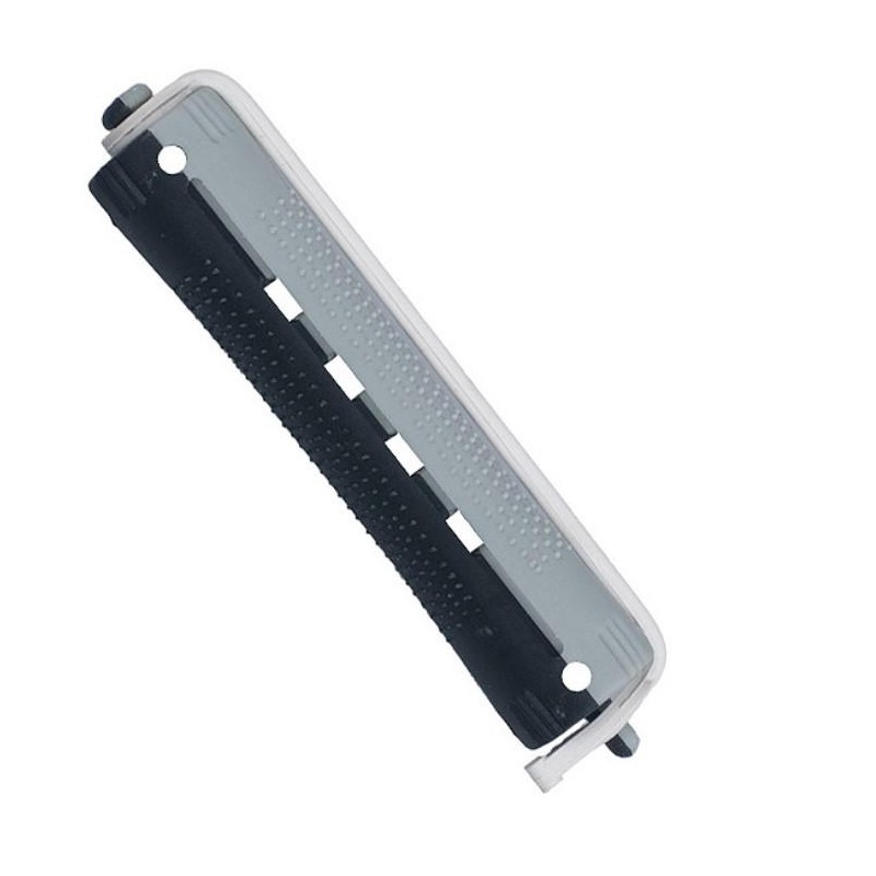 Eurostil Bigudi Plast Gris Y Negro Largo  12 Unds. Ref. 906