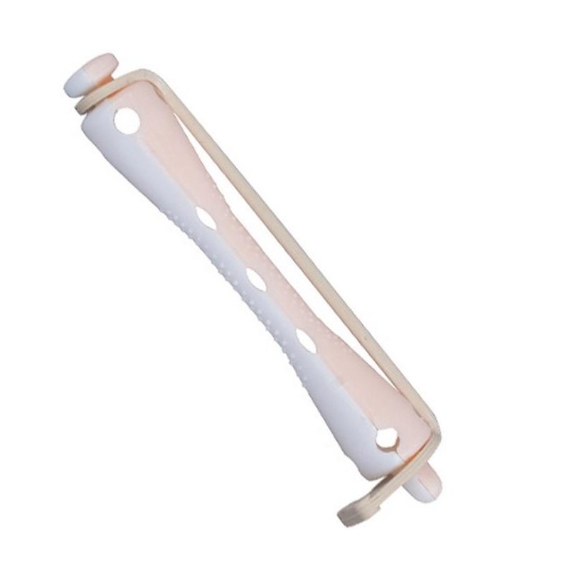 Eurostil Bigudi Plast Rosa Y Blanco Corto  12 Unds. Ref. 908