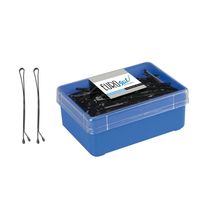 Eurostil Clip Ondin R7 Negro Caja 150 Unds. 7 Ctm. Ref. 01608/50
