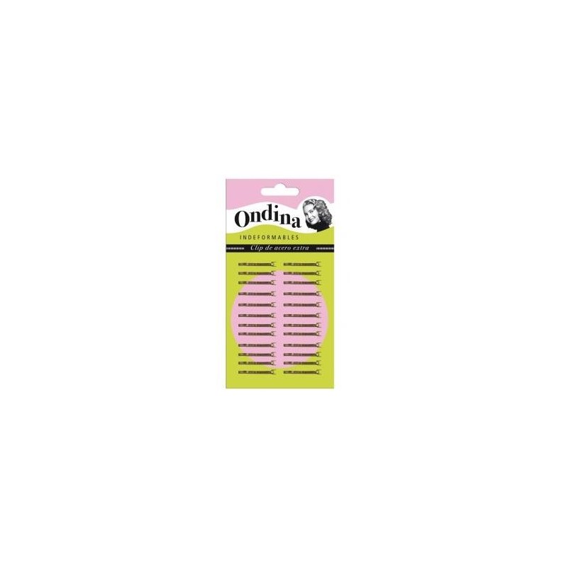Eurostil Clip Ondina Mini Rubio 24 Unds. 2,5 Ctm. Ref. 02879