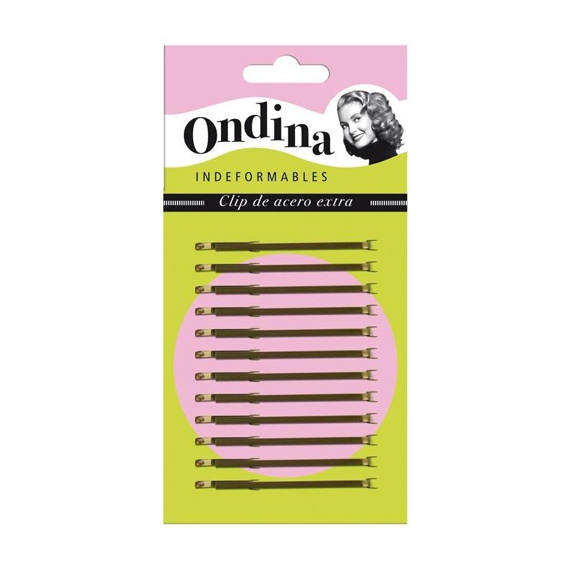 Eurostil Clip Ondina R7 Rubio 12 Unds. 7 Ctm. Ref. 01607