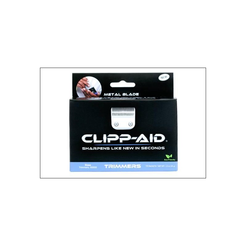 Eurostil Clipp Aid Sobre Azul Cristales Afilador Cuchilla Maquina  Retoque Cortapelo Ref. 4572