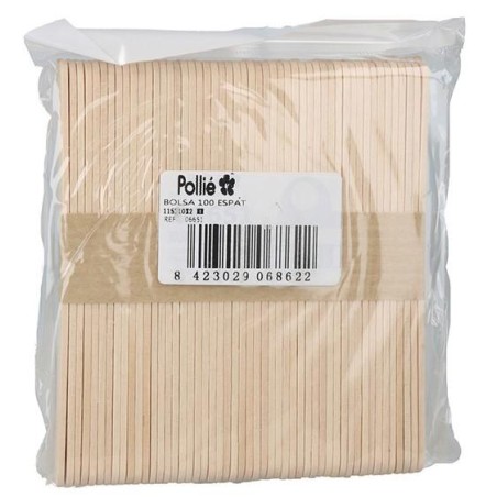 Eurostil Espatula Cera Caja 100 Unds 1,5 Ctm. X 10 Ctm. Ref. 06651