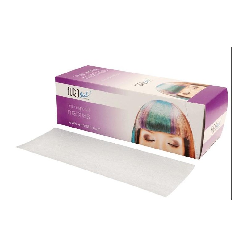 Eurostil Papel Especial Mechas 100 Unds. Ref. 03338