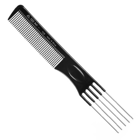 Eurostil Peine 5 Puas Metal 19,5 Ctm. Ref. 128