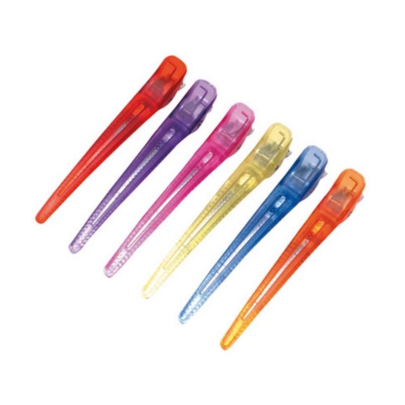 Eurostil Pinzas Color Manta 6 Unds. Ref. 2524/99