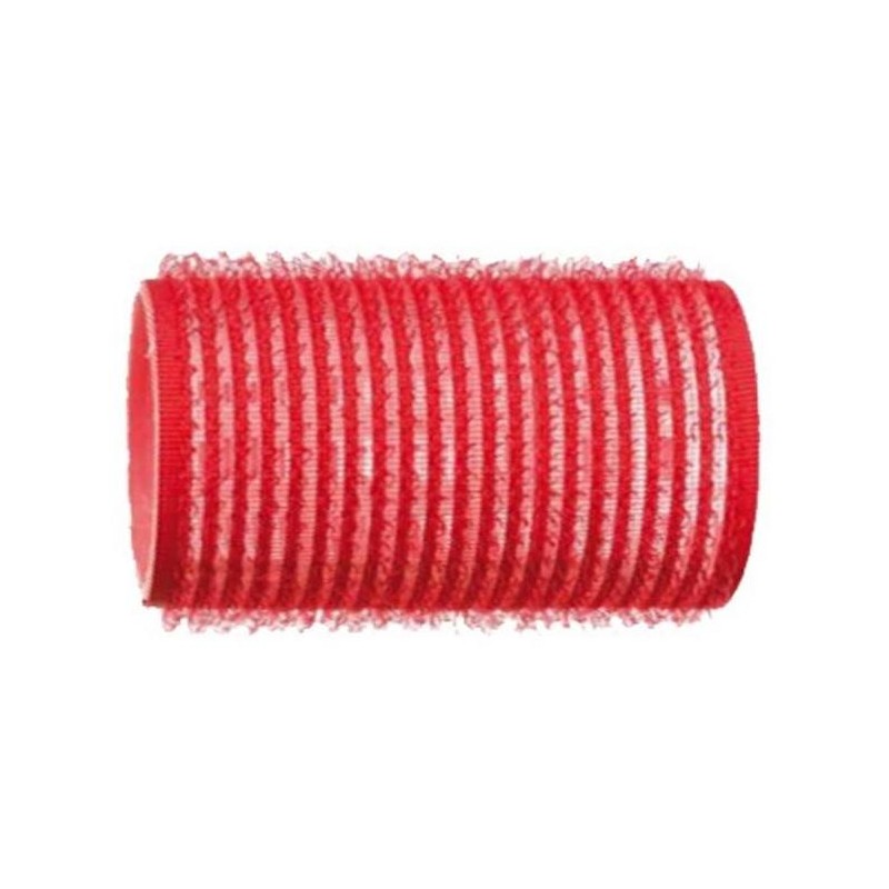 Eurostil Rulos Velcro 6 Unds. Rojo 6 Ctm. Ø 36 Mm. Ref. 14