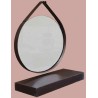 Fersan Tocador Lagrima Espejo Y Marco, Encimera No Incluida Ref.1231.4