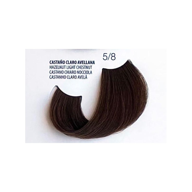 Fusion Tinte Permanente En Crema N.  5. 8 Castaño Claro Avellana   150 Ml