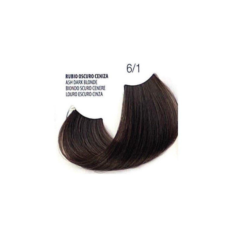 Fusion Tinte Permanente En Crema N.  6. 1 Rubio Oscuro Ceniza  150 Ml