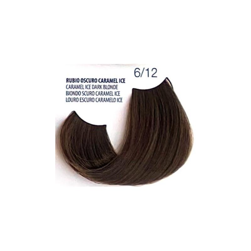Fusion Tinte Permanente En Crema N.  6.12 Rubio Oscuro Caramel Ice   150 Ml
