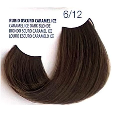 Fusion Tinte Permanente En Crema N. 6.12 Rubio Oscuro Caramel Ice 150 Ml