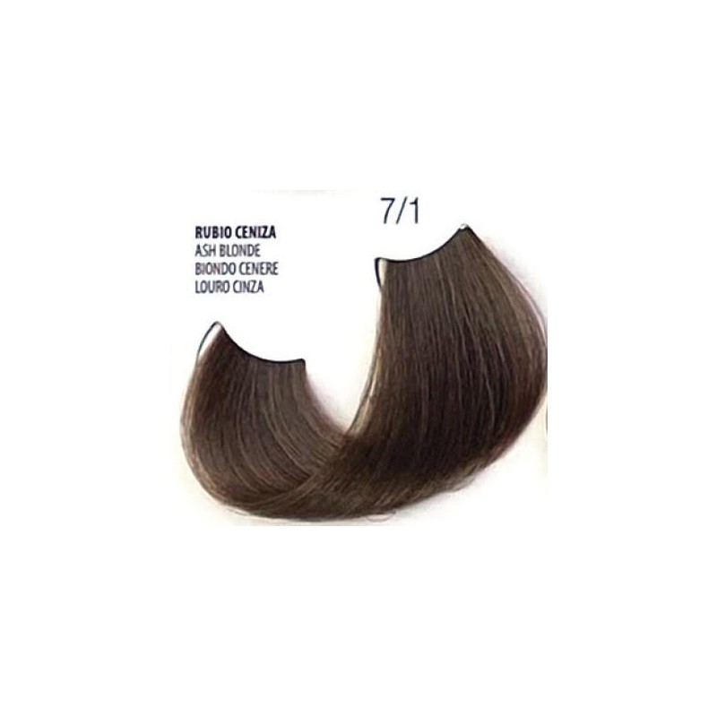 Fusion Tinte Permanente En Crema N.  7. 1 Rubio Ceniza   150 Ml