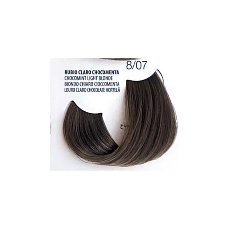 Fusion Tinte Permanente En Crema N.  8. 07 Rubio Claro Chocomenta   150 Ml