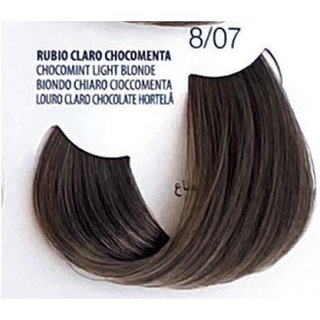 Fusion Tinte Permanente En Crema N.  8. 07 Rubio Claro Chocomenta   150 Ml