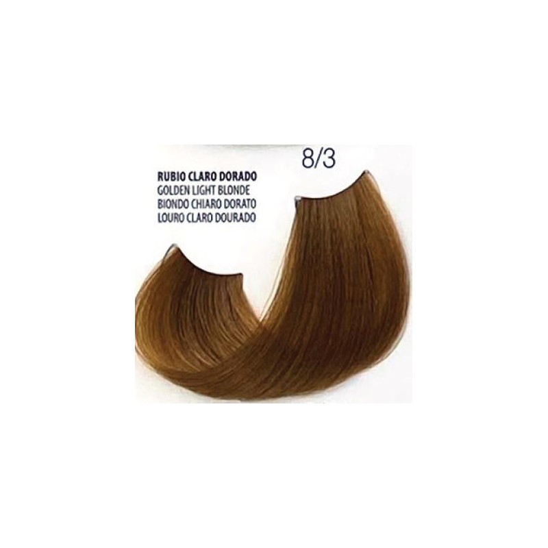 Fusion Tinte Permanente En Crema N.  8. 3 Rubio Claro Dorado   150 Ml