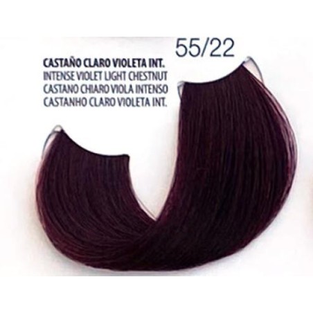 Fusion Tinte Permanente En Crema N.55.22 Castaño Claro Violeta Intenso   150 Ml
