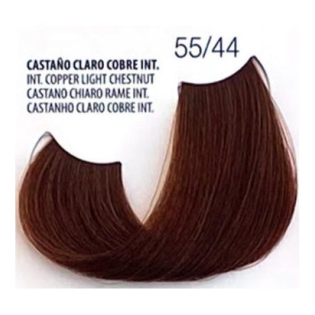 Fusion Tinte Permanente En Crema N.55.44 Castaño Claro Cobre Intenso 150 Ml