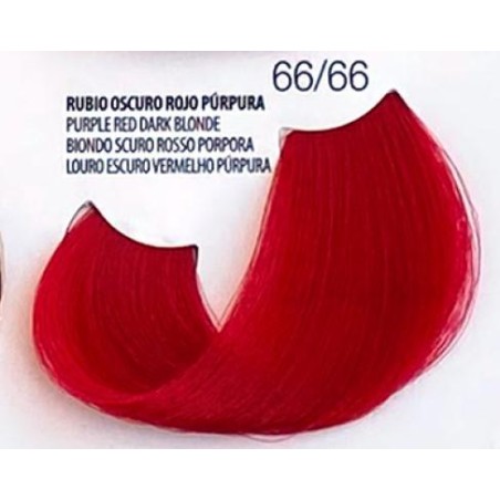 Fusion Tinte Permanente En Crema N.66.66 Rubio Oscuro Rojo Púrpura   150 Ml