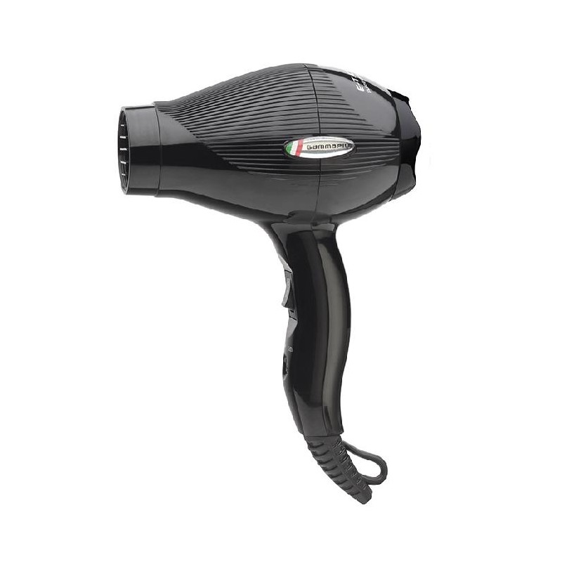 Gamma Piu Secador E-t-c Mini Viaje Doble Voltaje Para Cruceros Negro Ref. Paetcmini-032