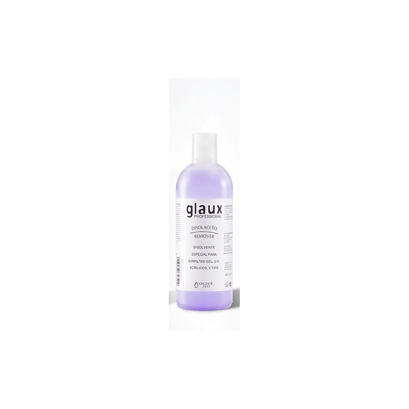 Glaux Remover Disolaceto 400 Ml    (para Esmaltes Semipermanente)