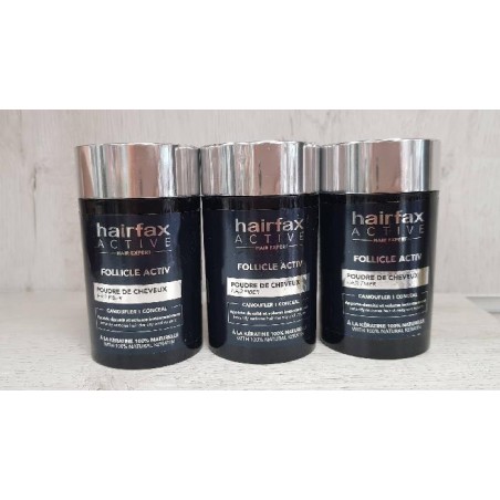 Hairfax Active Castaño Oscuro 25 Gr Fibra Capilar 100 Keratina Natural (capilactif)