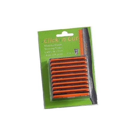 Hoja Cuchilla Navaja Con Peine Click N Cut 10 Unds. 3740-0106