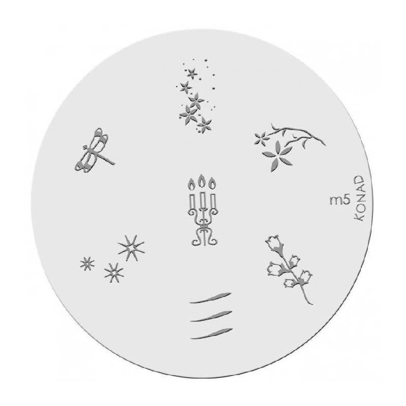 Konad Placa De Diseños Kim 5