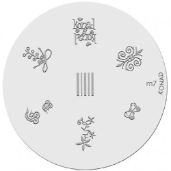 Konad Placa De Diseños Kim 7
