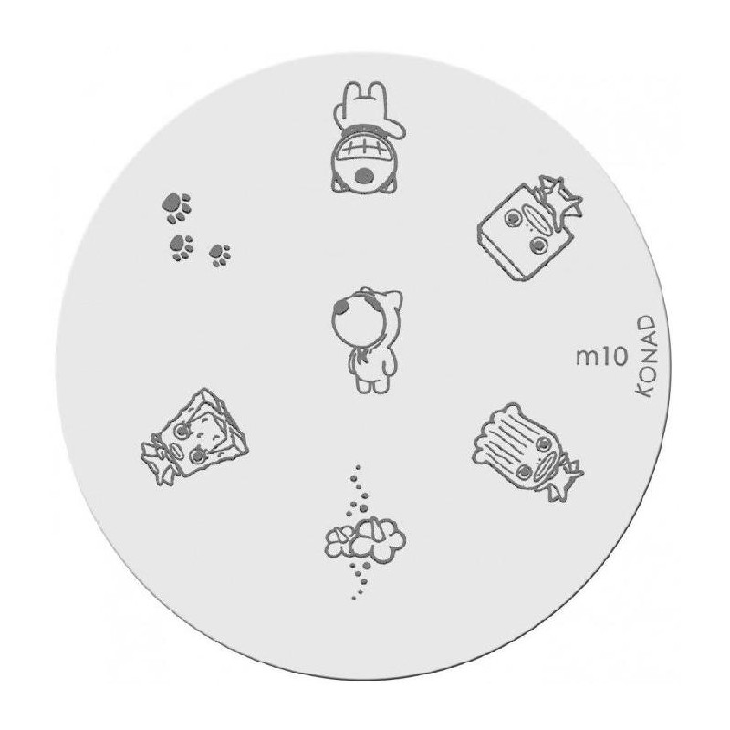 Konad Placa De Diseños Kim10