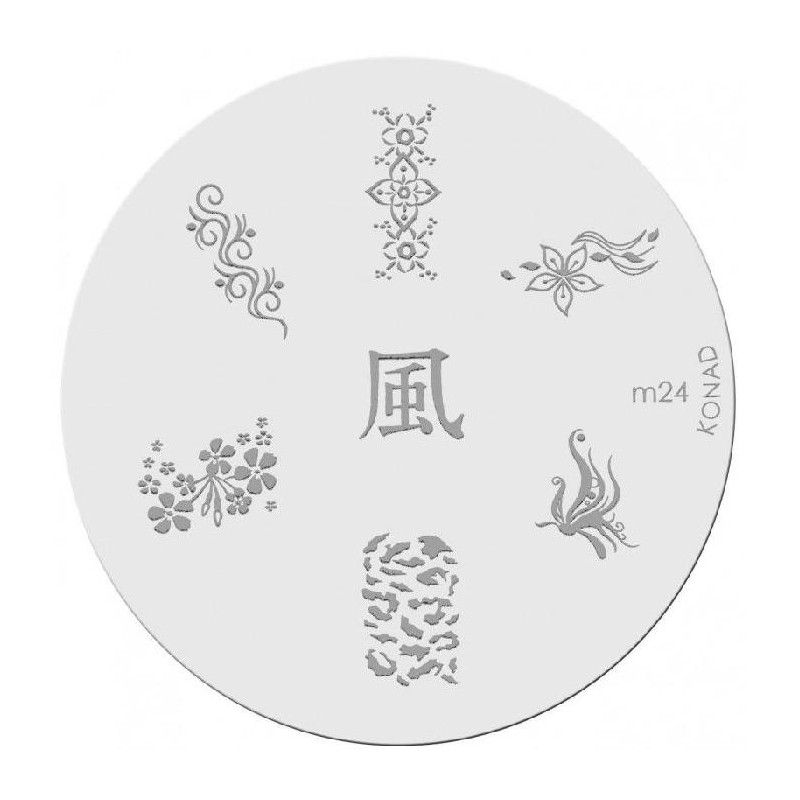Konad Placa De Diseños Kim24