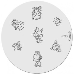 Konad Placa De Diseños Kim30