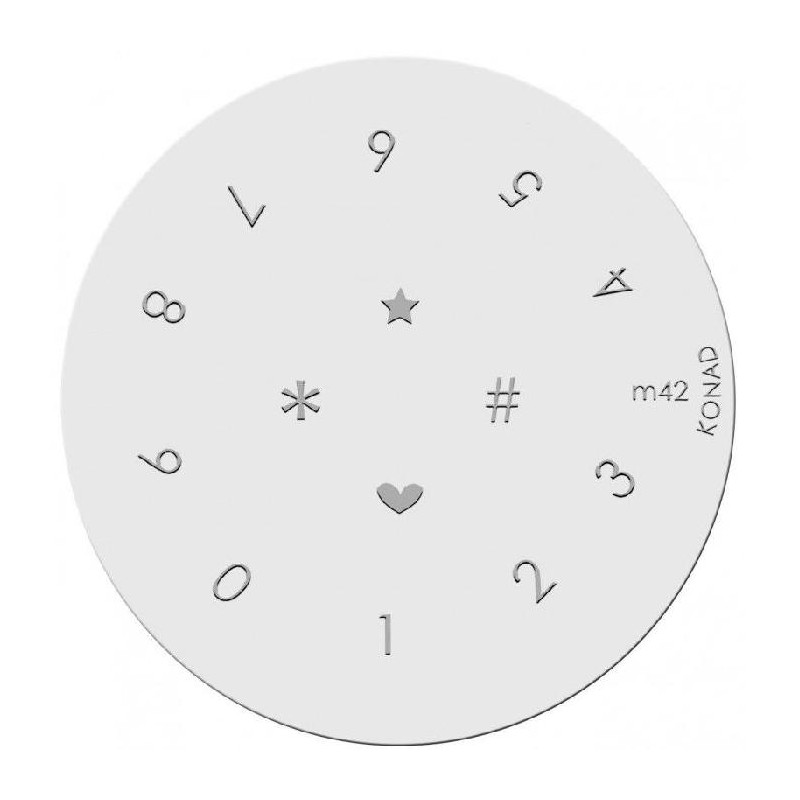 Konad Placa De Diseños Kim42