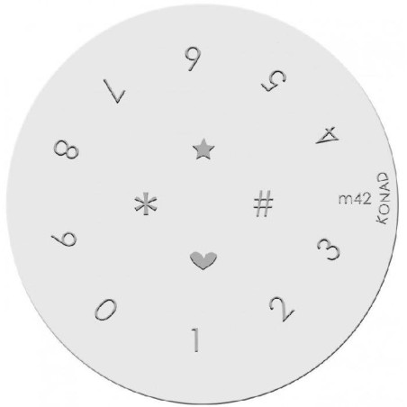 Konad Placa De Diseños Kim42