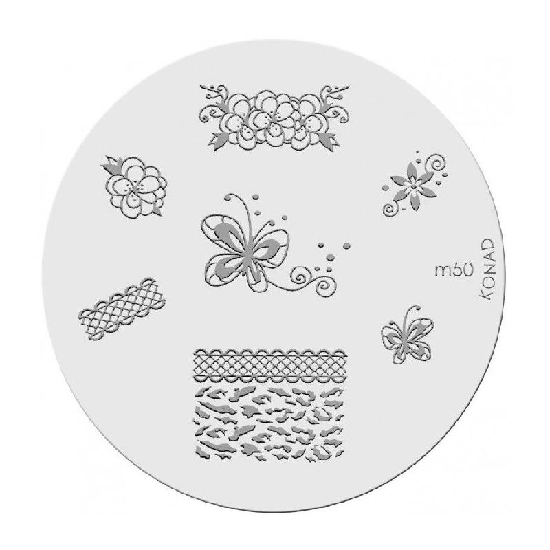 Konad Placa De Diseños Kim50