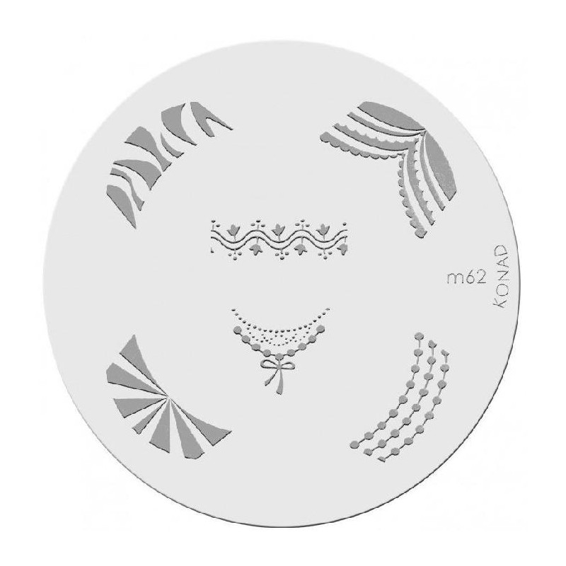 Konad Placa De Diseños Kim62