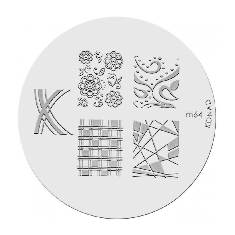 Konad Placa De Diseños Kim64