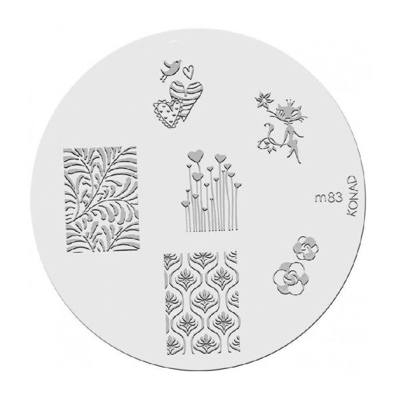 Konad Placa De Diseños Kim83