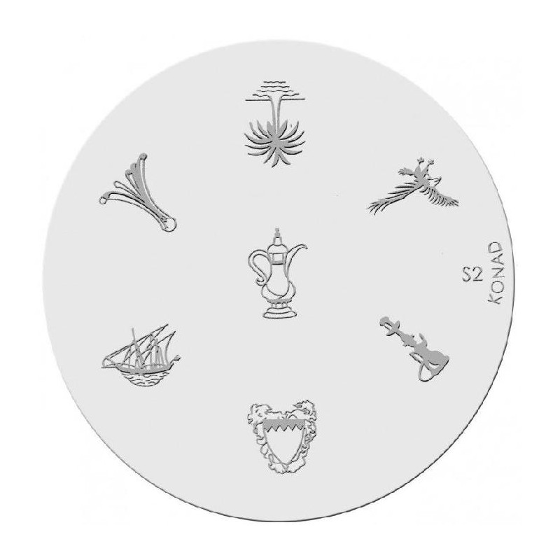 Konad Placa De Diseños S 2 Kim502