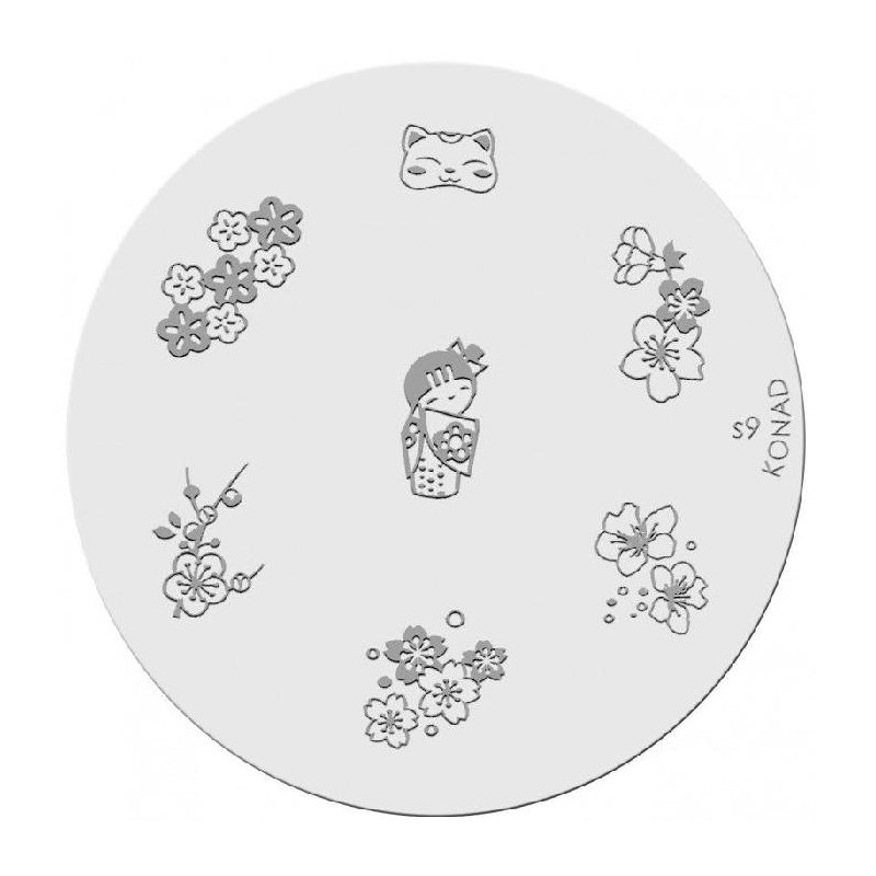 Konad Placa De Diseños S 9 Kim509