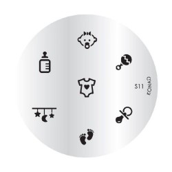 Konad Placa De Diseños S11...