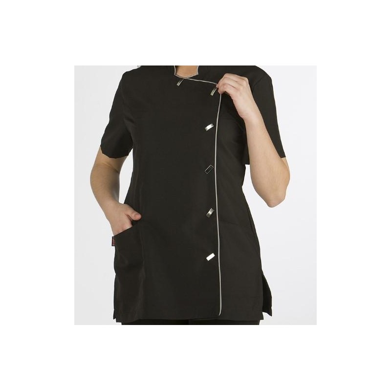Lacla Casaca Corta M/c Cuello Mao Negra Vivo Plata Talla S Ref. 51307830 1ns